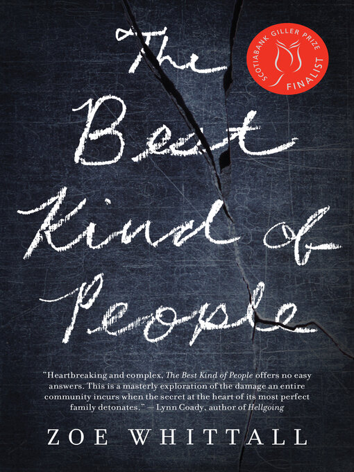 Title details for The Best Kind of People by Zoe Whittall - Available